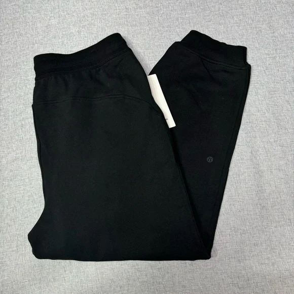 Lululemon Scuba Hogger Pants High Rise Relaxed Black Size 12 NWT - Picture 4 of 10